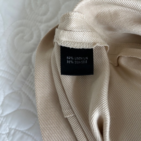 Reposhing Lafayette 64% Linen 36% Silk Pants - Picture 4 of 4